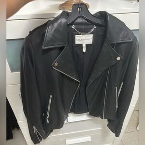 BCBG leather jacket